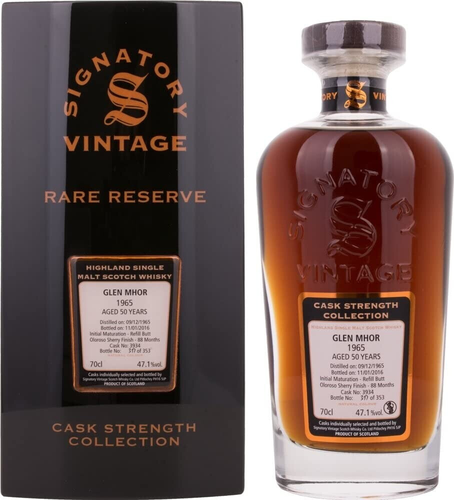 Signatory Vintage Rare Reserve Glen Mhor 1965 Aged 50 Years 0,7l 47,1%