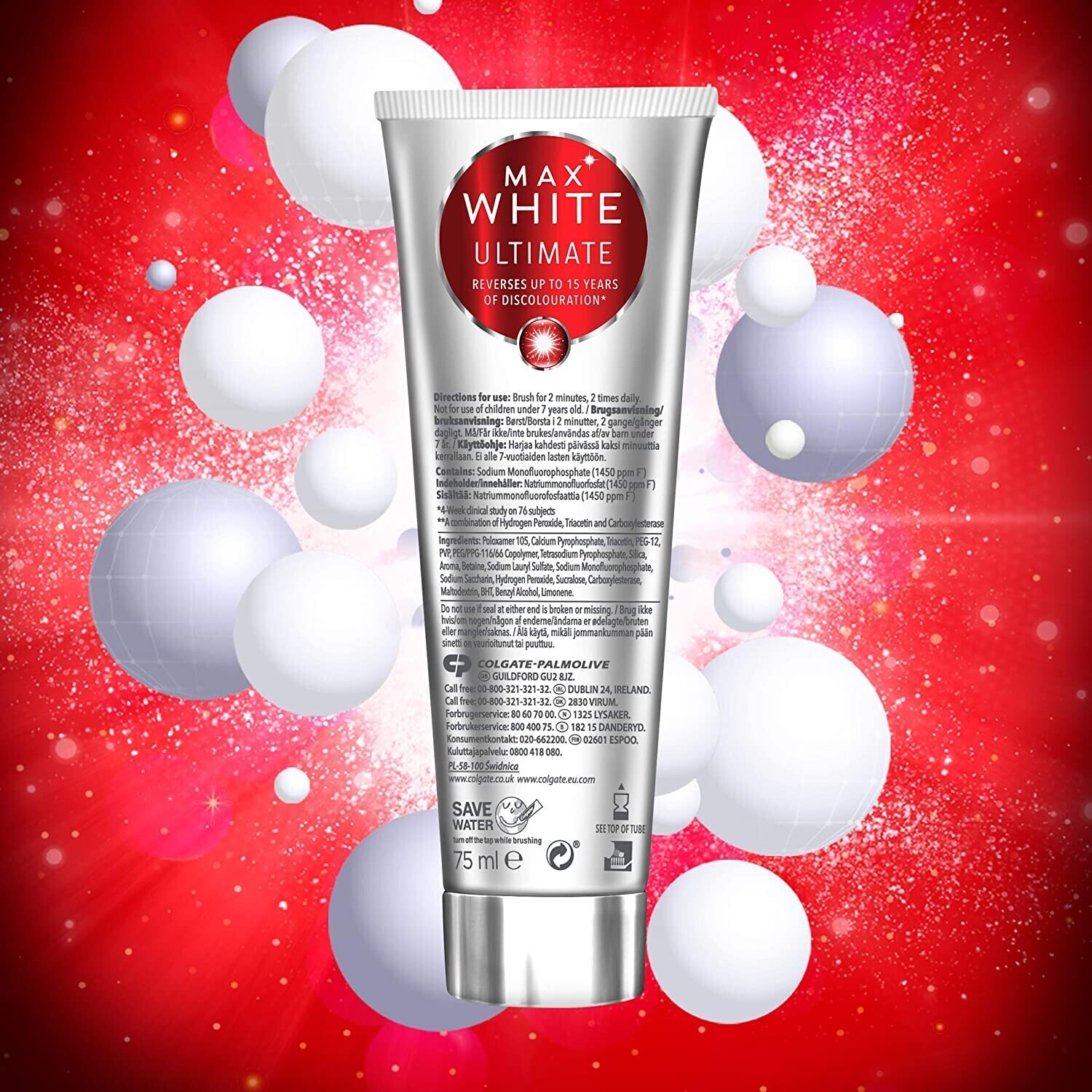 Colgate Max White Ultimate Catalyst Whitening Toothpaste 75ml