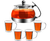 Glas Teekanne mit Siebeinsatz | Preisvergleich bei