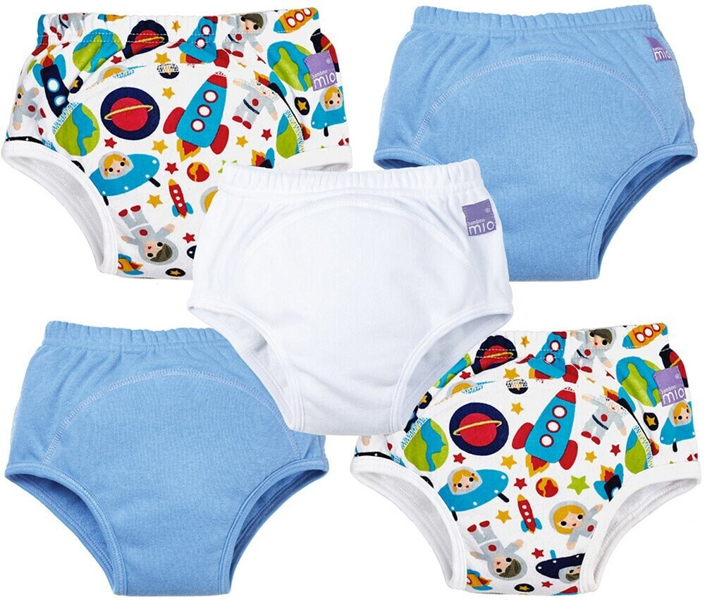 Bambino Mio Potty training pants pack of 5 (3+ years) boy mixed from space