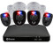 Swann 4K Enforcer CCTV System, 2 TB DVR-5680 and 4 x PRO-4KRL Enforcer Bullet Analogue CCTV Cameras