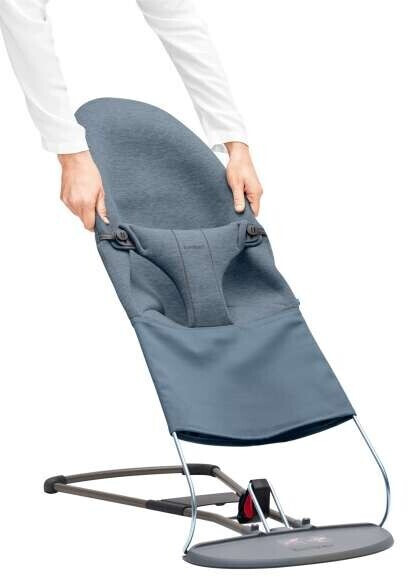 Babybjörn Fabric Seat for Bliss Mesh Baby Bouncer Jersey blue grey