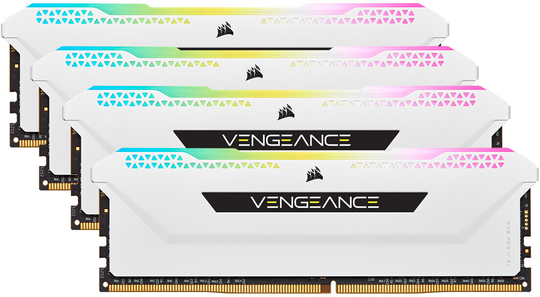 Soldes Corsair Vengeance RGB Pro SL Kit 32 Go DDR4-3200 CL16  (CMH32GX4M2E3200C16) 2024 au meilleur prix sur