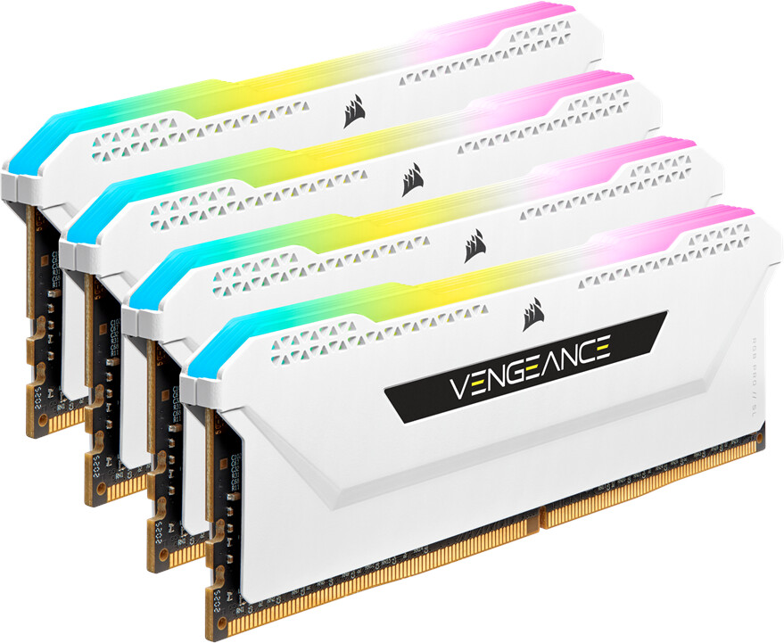 Corsair Vengeance RGB Pro SL Kit 32 Go DDR4-3200 CL16 (CMH32GX4M4E3200C16W)