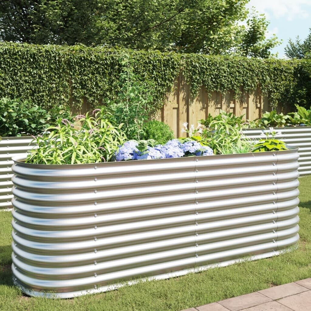vidaXL Jardinière en acier 240 x 80 x 81 cm