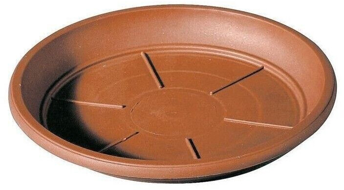 Deroma Soucoupe sanremo – 52 x 52 x 6,6 cm - terre rouge