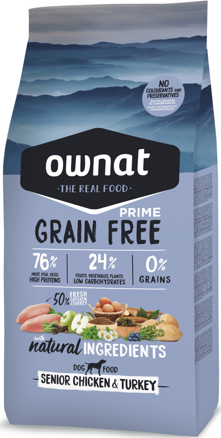 Ownat Grain Free Prime Chien senior poulet/dinde