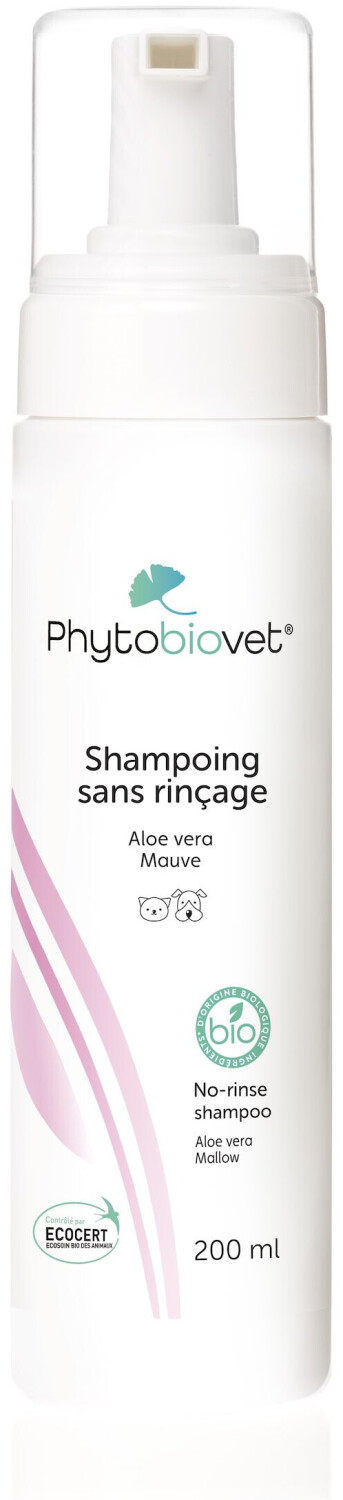 Phytobiovet Shampoing sans rinçage bio 200 ml