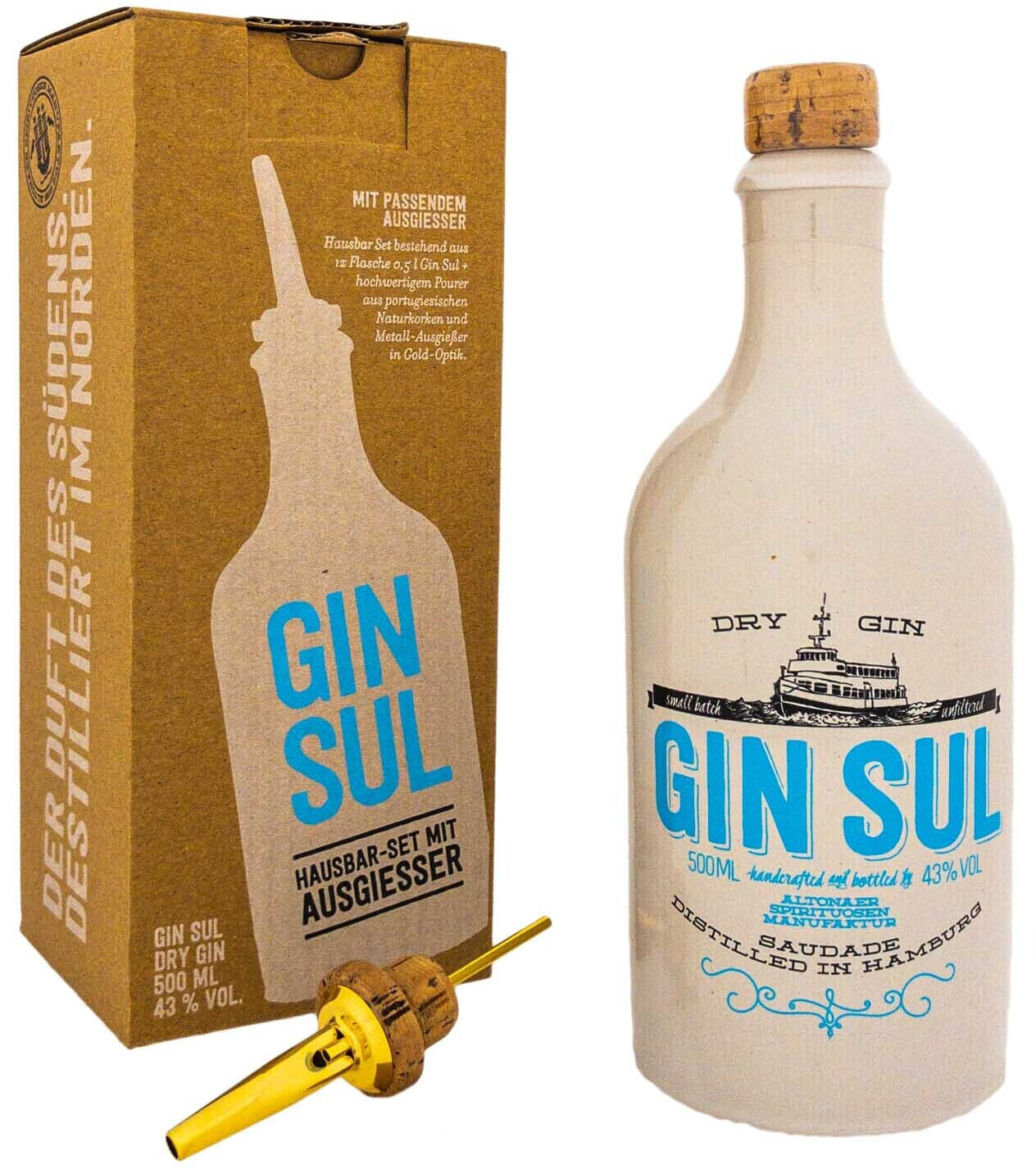 Gin Sul Dry Gin 0,5l 43% Hausbar-Set ab 28,10 € | Preisvergleich bei