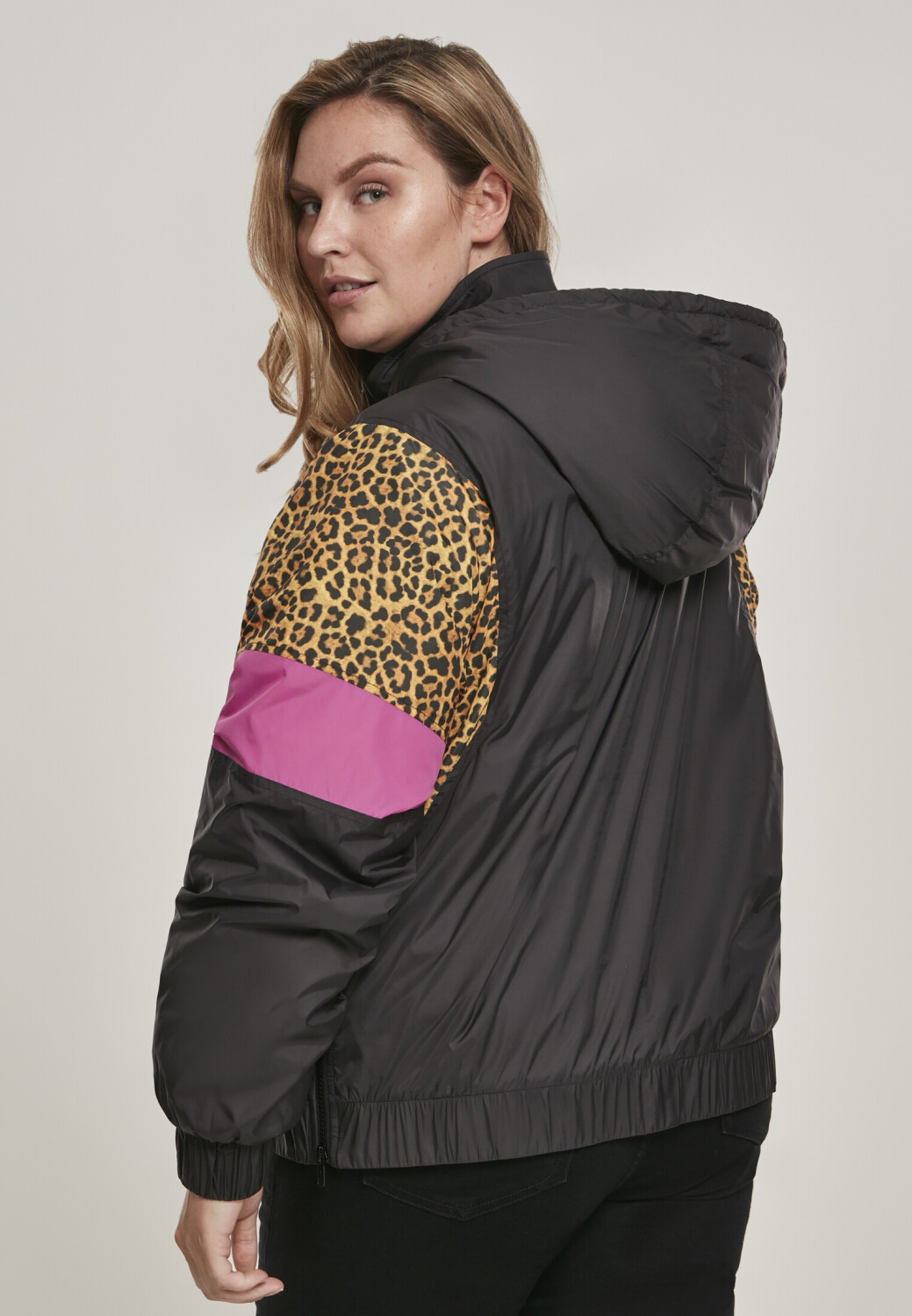 Urban Classics Ladies Aop Mixed Pull Over Jacket (TB3063-01945-0037) black/ leo ab 39,49 € | Preisvergleich bei
