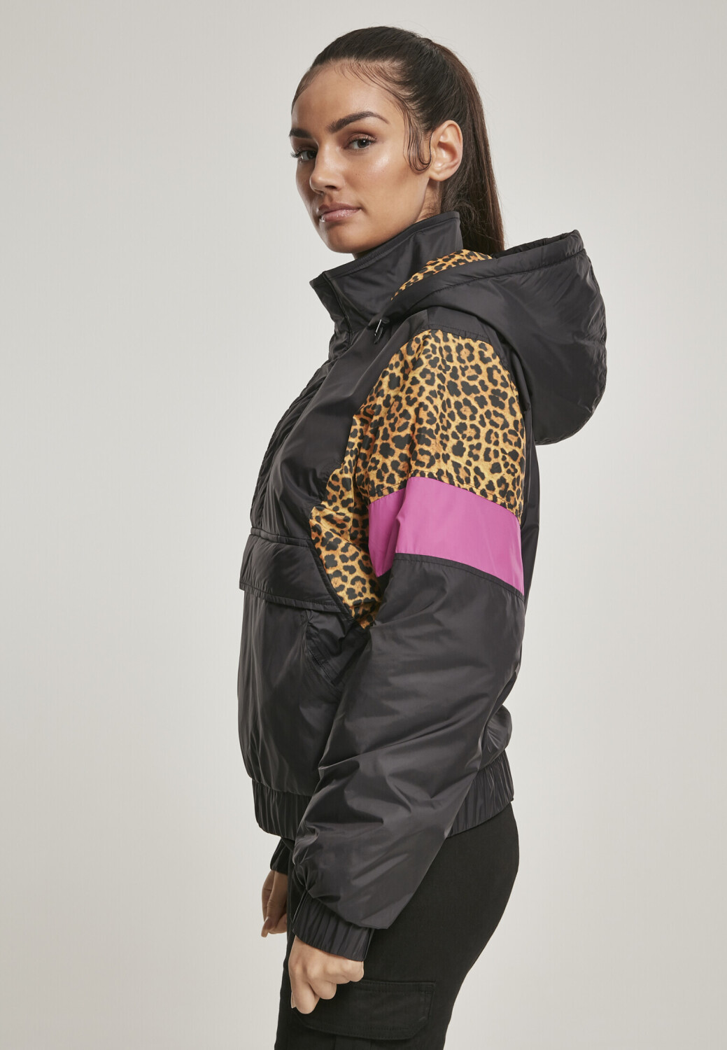 Urban Classics Ladies Aop Mixed Pull Over Jacket (TB3063-01945-0037)  black/leo ab 39,49 € | Preisvergleich bei