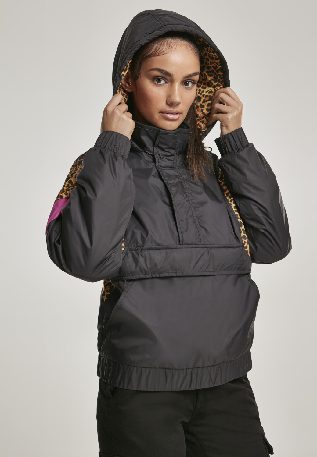 Urban Classics Ladies Aop Mixed Pull Over Jacket (TB3063-01945-0037) black/ leo ab 39,49 € | Preisvergleich bei