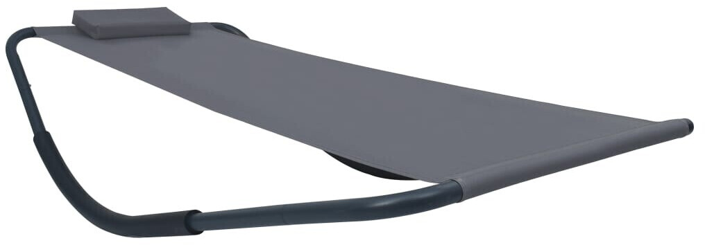VidaXL Lit de jardin gris 90 x 200 cm