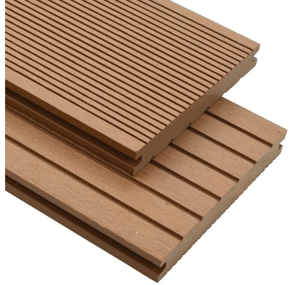 VidaXL Panneaux de terrasse WPC teck (10 m²)