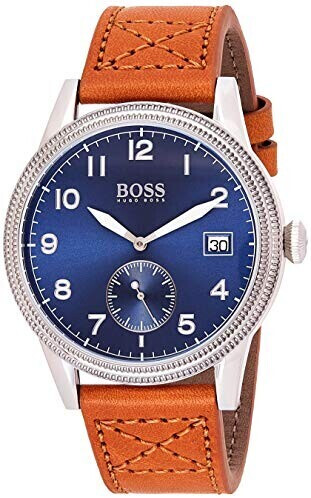Hugo boss genuine leather watch on sale