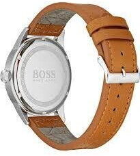 Hugo boss watch with leather strap hot sale