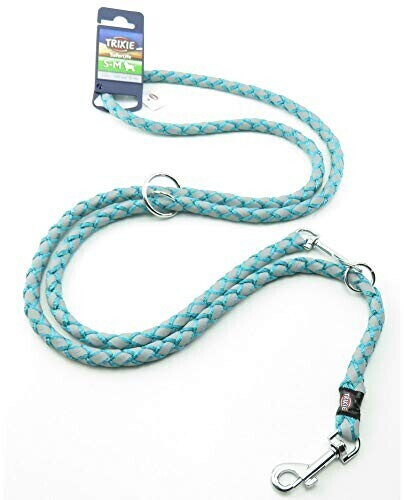 Trixie Laisse classique pour chien S-M 2 m x 12 mm océan Trixie Laisse classique pour chien S-M 2 m x 12 mm océan