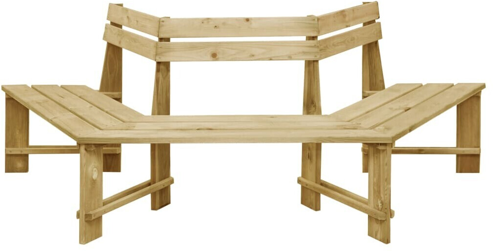 vidaXL Banc en bois de pin 240 cm