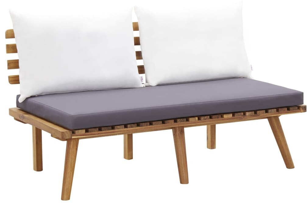 vidaXL Banc avec coussins 115 cm