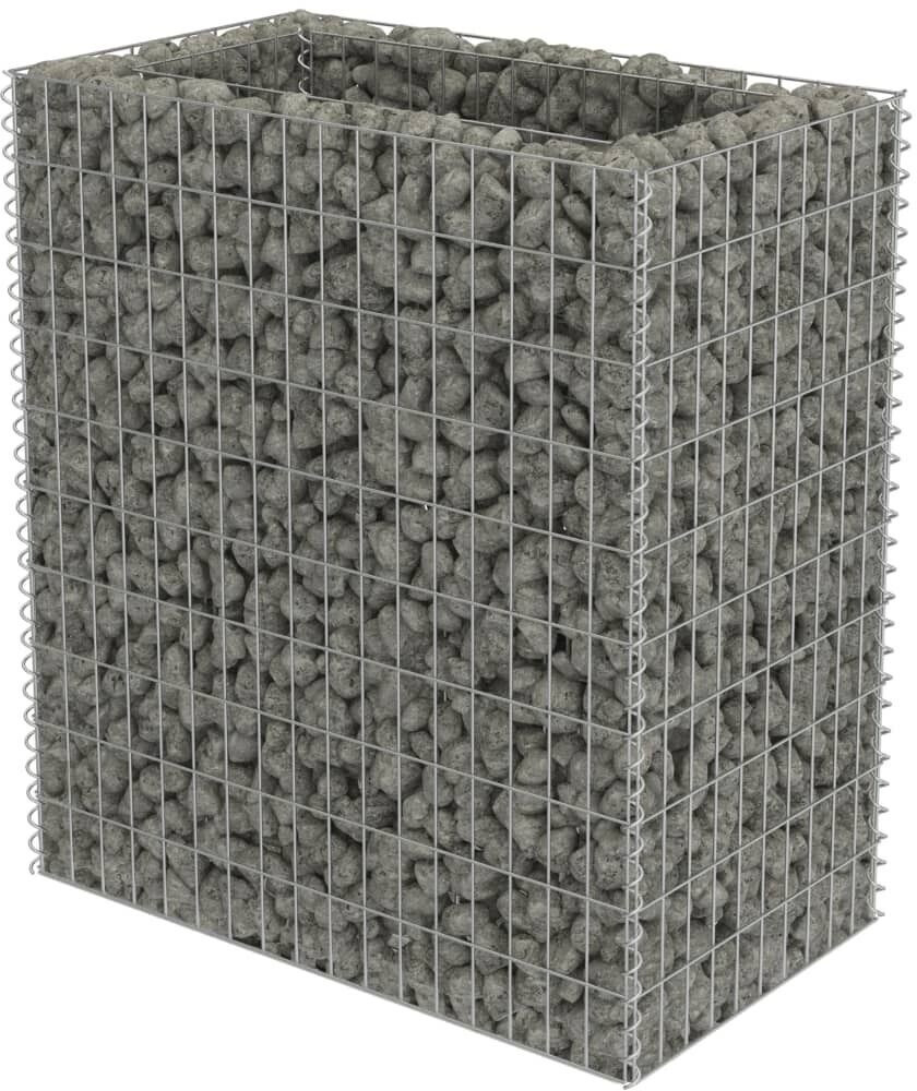 VidaXL Jardinière à gabion acier galvanisé 90 x 50 x 100 cm