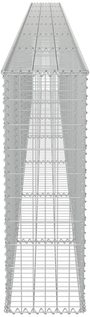 vidaXL Mur à gabion avec couvercles acier galvanisé 600 x 30 x 100 cm