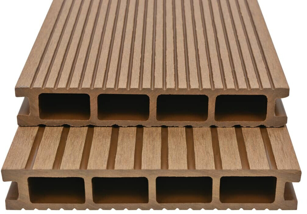 vidaXL Panneaux de terrasse WPC 2.2m teck (30 m²)
