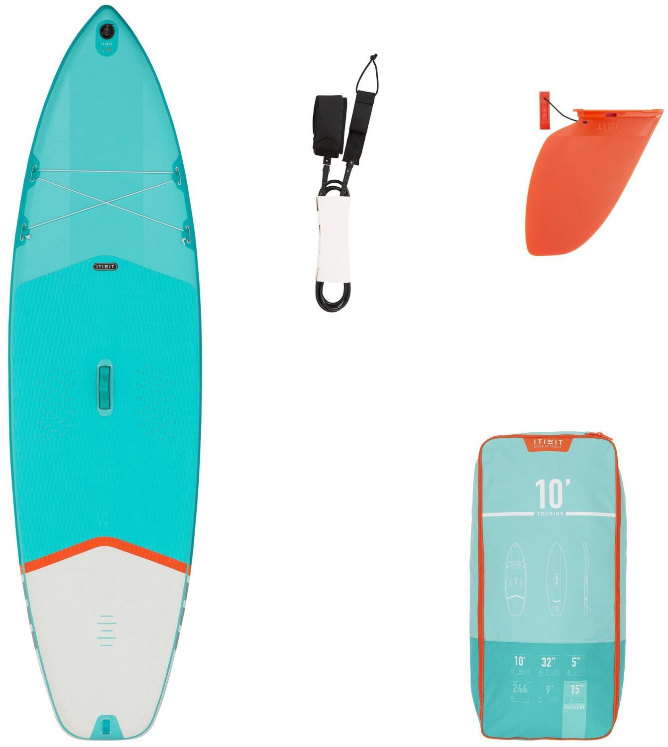 Itiwit Beginner Touring Inflatable Stand-Up Paddle Boat 10'