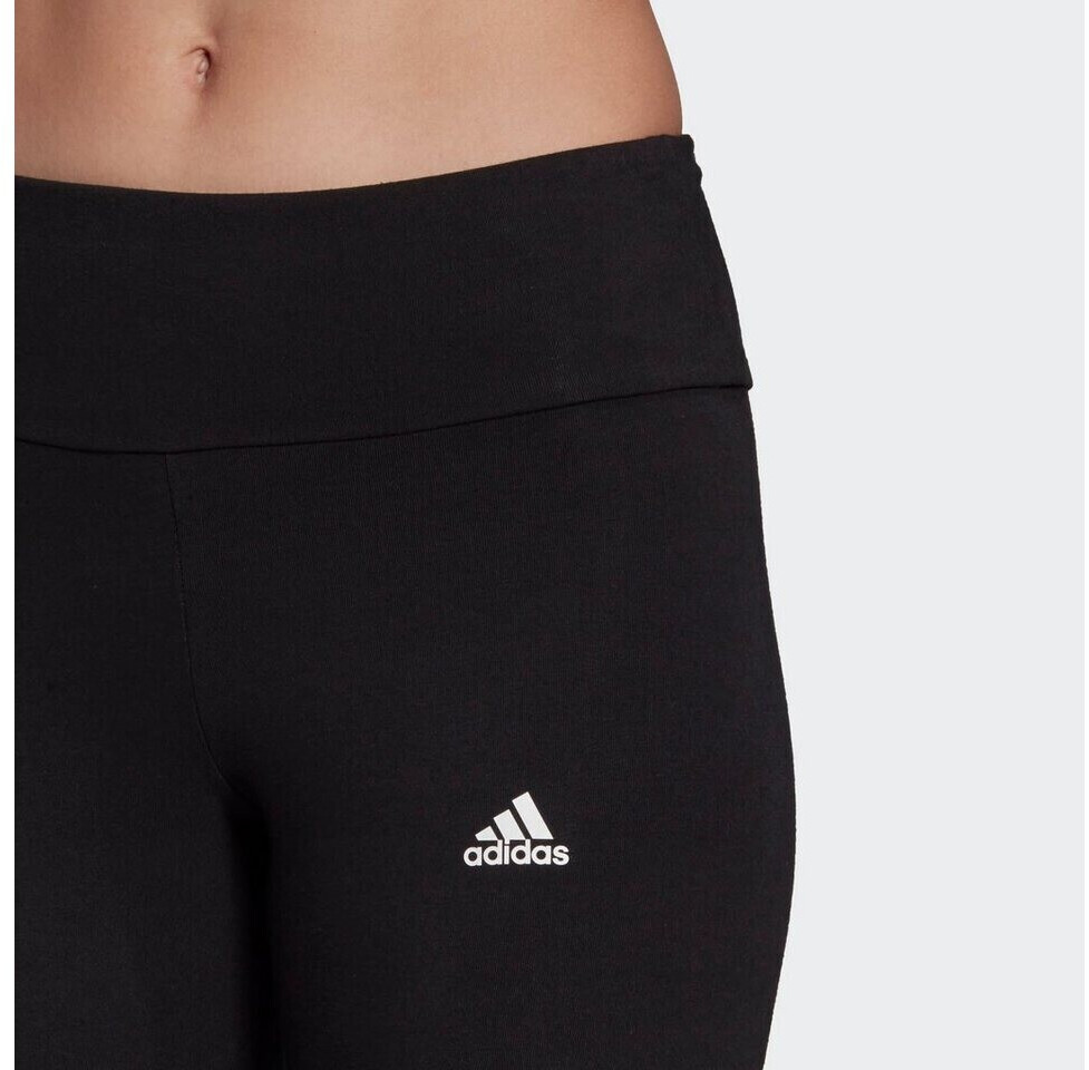 Buy Adidas Essentials High-Waisted Logo Leggings black/white from £16.99  (Today) – Best Deals on