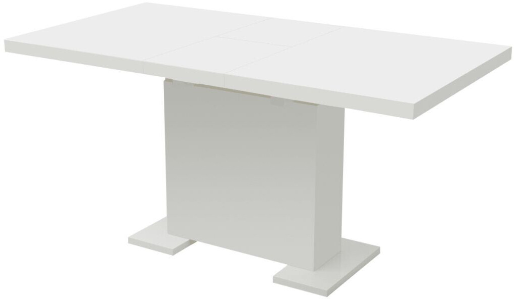 vidaXL High Gloss Dining Table, White