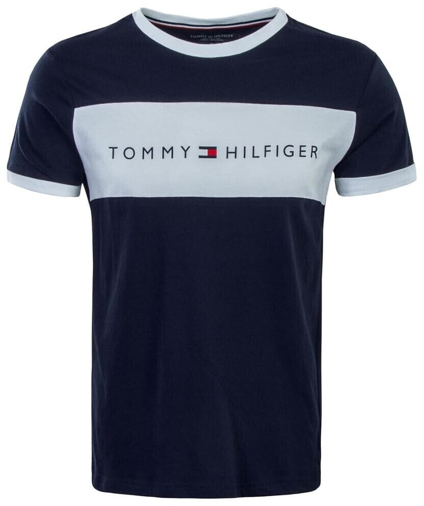 Buy Tommy Hilfiger Flag Logo Crew Neck T-Shirt (UM0UM01170-416) from £ ...