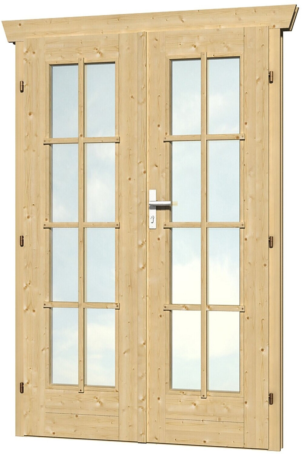 Skan Holz Doppeltür vollverglast für 28 mm
