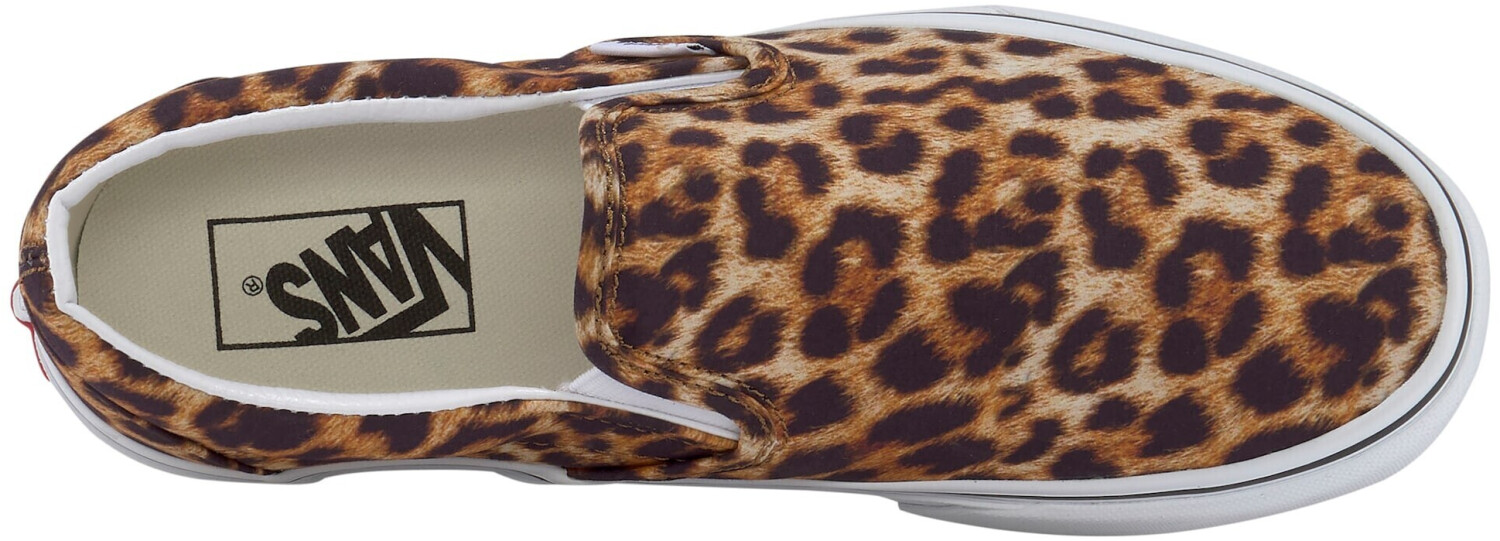 Vans leopard hot sale slip ons