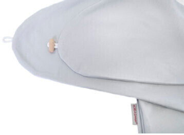 HOBEA-Germany Nursing Pillow Cover uni grey