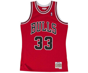 Retro 95 96 Gold Logo Scottie Pippen #33 Chicago Bulls Basketball Trikots Genäht 