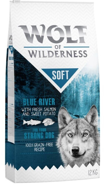 Wolf of Wilderness Adult Soft Blue River - Salmon 12kg