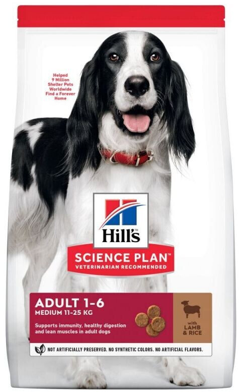 Hill's Science Plan Canine Adult Medium Lamb & Rice Dry 14kg