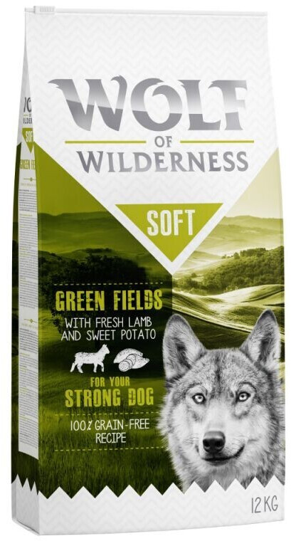 Wolf of Wilderness Adult Soft Green Fields - Lamb 12kg