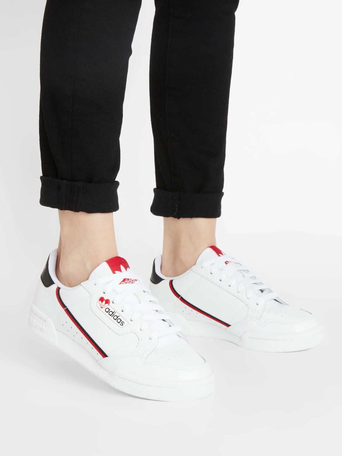 Adidas continental new arrivals 80 white scarlet