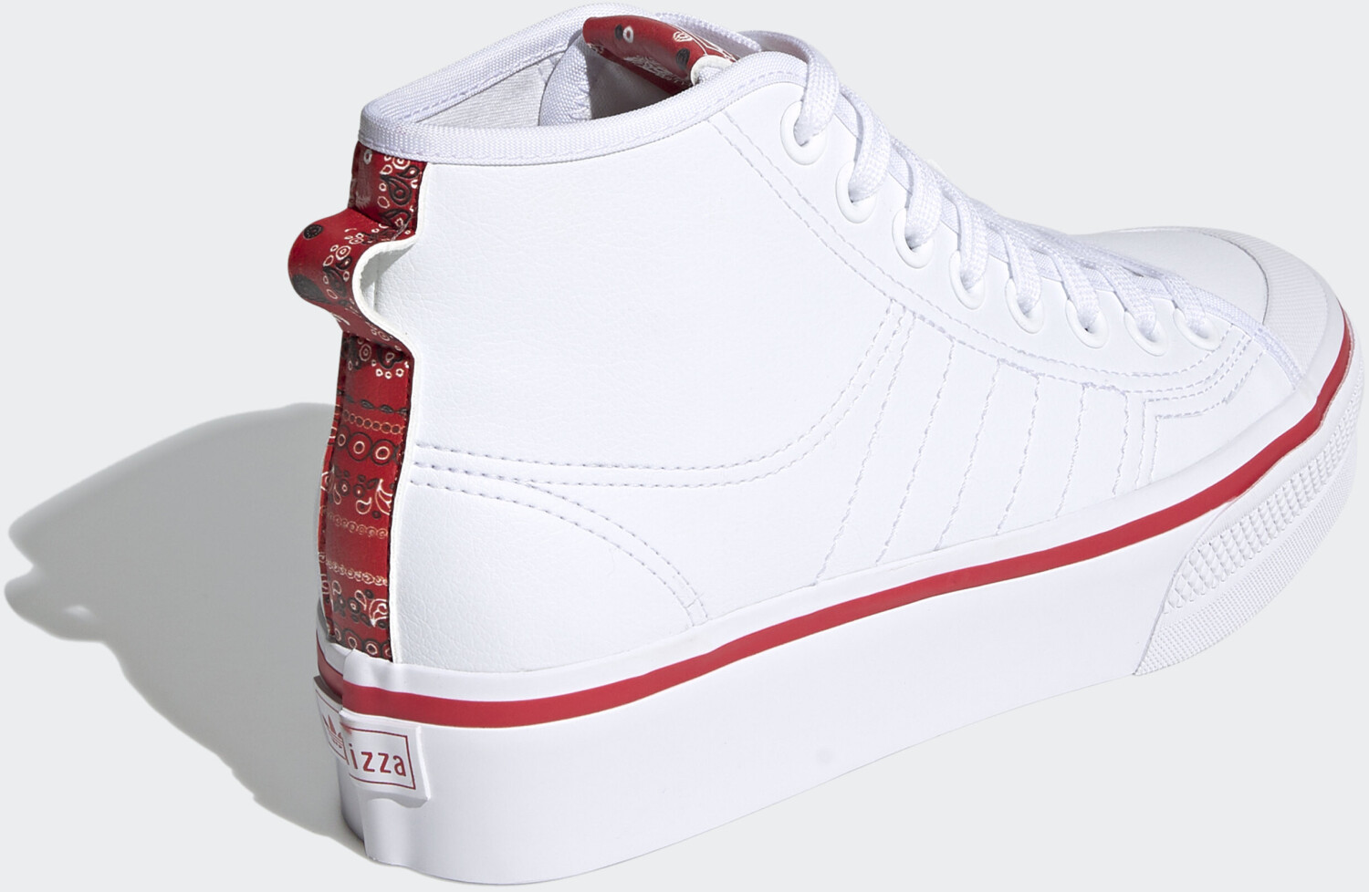 Adidas Nizza Platform Mid Women Cloud White/Glory Red/Core Black au meilleur prix sur idealo.fr