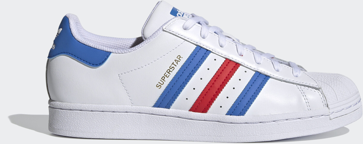 Adidas Superstar Cloud White True Blue Gold Metallic H68095 ab 89 95 Preisvergleich bei idealo