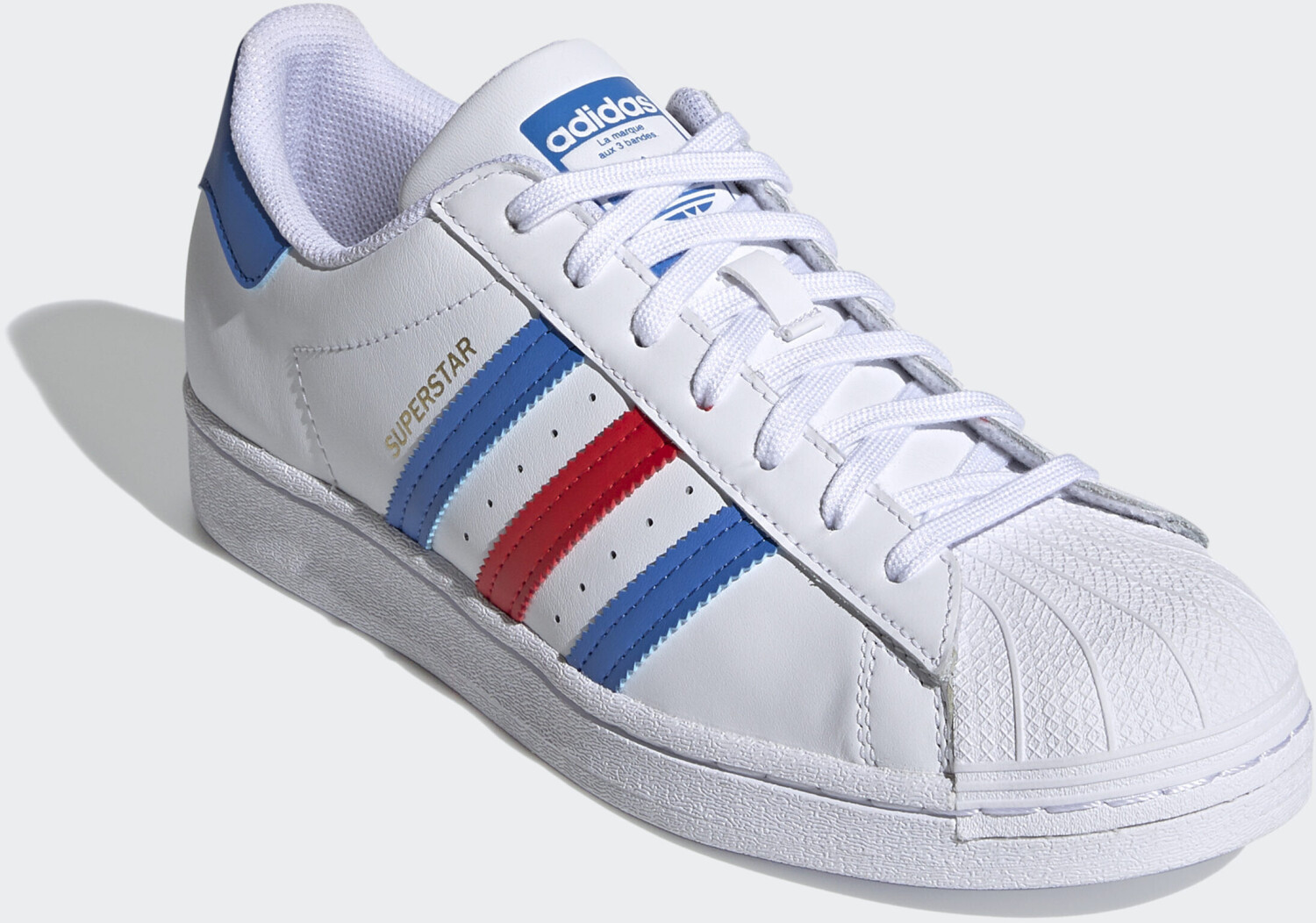 Superstar metallic blue stripes clearance