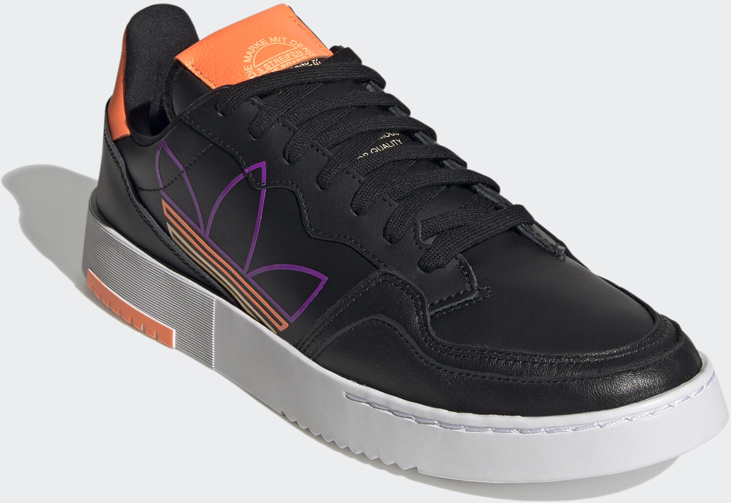 Adidas Supercourt Core Black/Ultra Purple/Cloud White a â¬ 39,85 (oggi) | Migliori prezzi e 