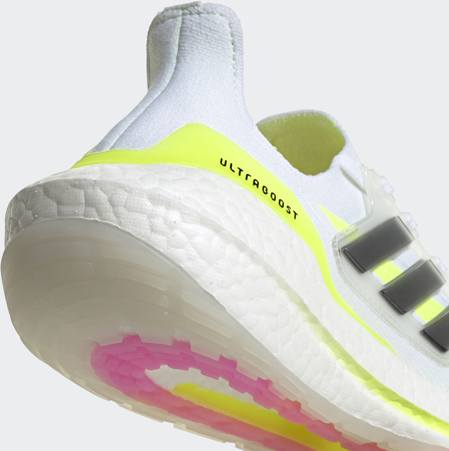 Adidas Ultraboost 21 Women cloud white core black solar yellow ab
