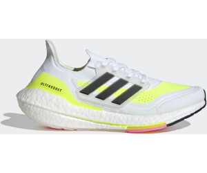Buy Adidas Ultraboost 21 Women cloud white core black solar yellow from 104.40 Today Best Deals on idealo