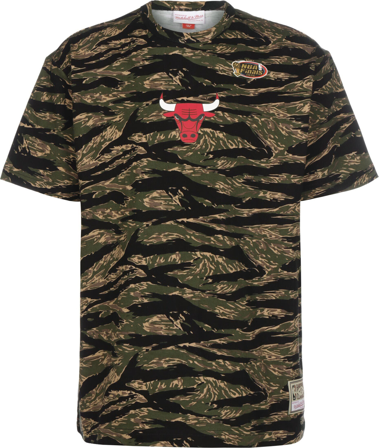 Mitchell & Ness Chicago Bulls Tiger Stripes T-Shirt (SSTEBW19099-CBUCAMO)