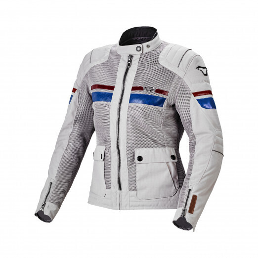 Macna Blouson Fluent Lady blanc/gris