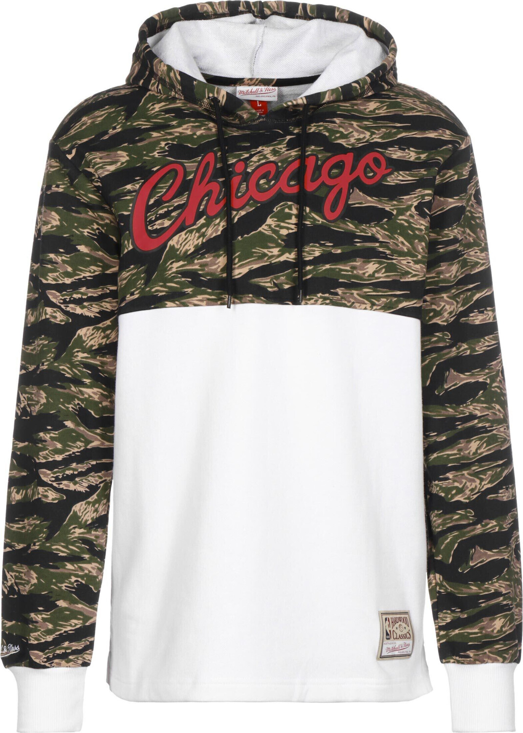 Mitchell & Ness Chicago Bulls Tiger Stripe Hoodie (FPHDBW19094-CBUWHIT) white/camo