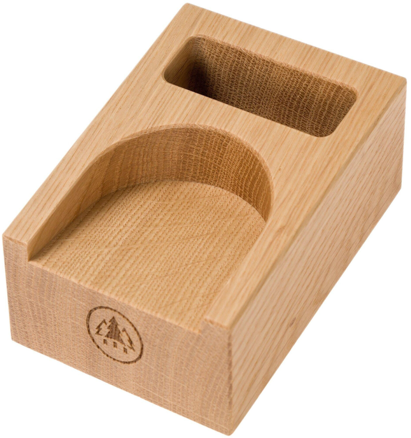 Horl Station for roller grinder and magnetic grinding gauge oak