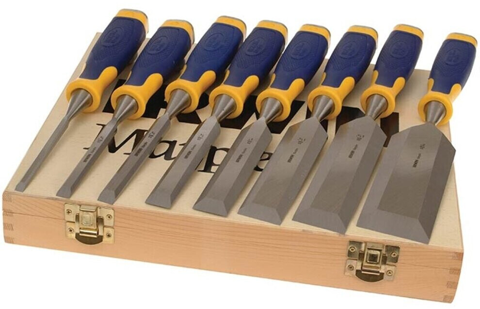 Buy Irwin Marples Wood Chisel Set 8 Piece Bevel Edge with Wooden Storage Box from 59.50 Today Best Deals on idealo