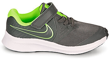 nike star runner grey green